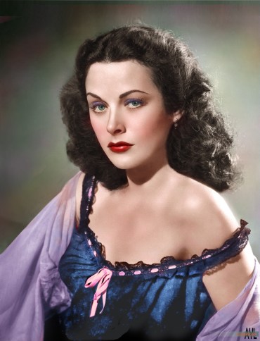 Colors for a bygone era: hedy lamarr (1914