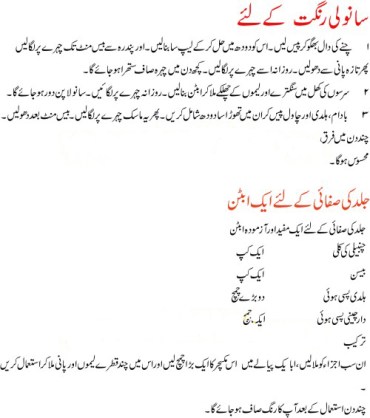 Beauty tips in urdu